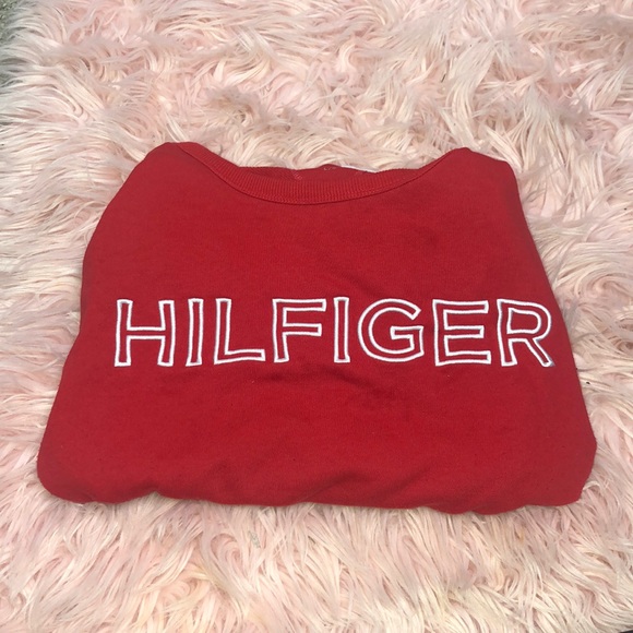Tommy Hilfiger Sweaters - Tommy Hilfiger red Pull over